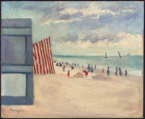 トゥケのビーチ 作： Henri Charles Manguin