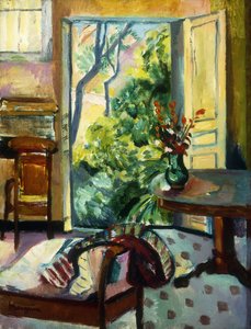ルスタレのスタジオ。 ウスタレのアトリエ 作： Henri Charles Manguin