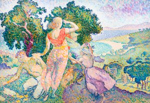 エクスカーショニスト 作： Henri Edmond Cross