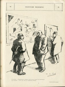 H.G.イベルス（1867-1936）によるイラスト（Le Rire紙、04/02/22） - 近代絵画 - 芸術、反ユダヤ主義、前衛 - ユダヤ人 作： Henri Gabriel Ibels