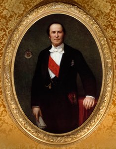 パリのプレフェットであるオスマン男爵（1809-1891）の肖像」 第二帝政期のパリ市の大規模な改修工事の発端となった人物。アンリ・レーマン（カール・アーネスト（エルンスト）・ルドルフ・ハインリッヒ・サレム・ディット）（1814-1882）の絵 作： Henri Lehmann