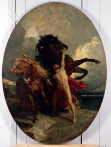 アキレスの馬とオートメドン 作： Henri Alexandre Georges Regnault