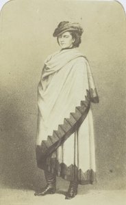 元ナポリ女王、1860～69年 作： Henri Alexis Omer Tournier