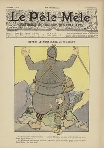 モンブランの前。ルペレメレの挿絵、1902