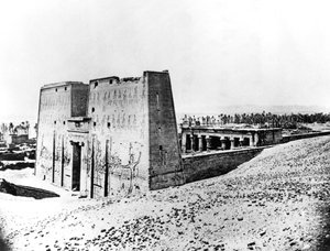 エドフ、ヌビア、エジプト、1887