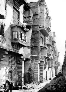 ストリート、ヌビア、エジプト、1887 作： Georges Henri Bechard