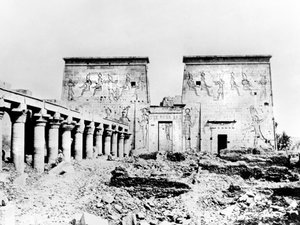 イシス神殿、フィラエ、ヌビア、エジプト、1887