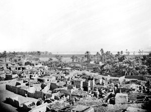 カルナックの村、ヌビア、エジプト、1887