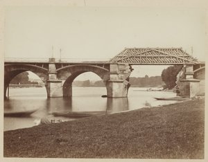 普仏戦争後のサン・クラウド橋 作： Henri Bevan