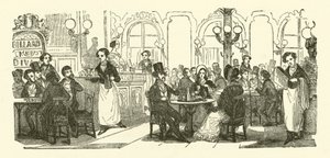 喫茶店のウェイター（彫刻 作： Henri Bonaventure (after) Monnier