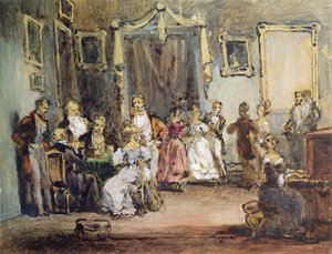 マダムの家Xの夜 作： Henri Bonaventure Monnier