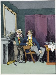 部門長 - アンリ・モニエの「行政のモラル」にて 作： Henri Bonaventure Monnier
