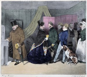 軽率な行動 - アンリ・モニエの「Esquisses parisiennes」の中で、編集。デルペッシュ、パリ 作： Henri Bonaventure Monnier