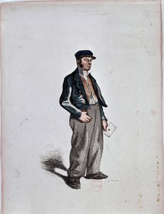 アンリ・モニエ作「コミッショネア（因子）」1850年頃 作： Henri Bonaventure Monnier