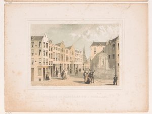 小便小僧の噴水の眺め Fontaine de Manneken Pis a Bruxelles (オブジェクトのタイトル) 作： Henri Borremans (attributed to)