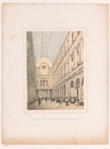 ブリュッセルのロイヤル ギャラリー サン テュベールのインテリア Intérieur des galeries St. Hubert (オブジェクトのタイトル) 作： Henri Borremans (attributed to)