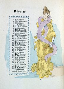 2月 作： Henri Boutet