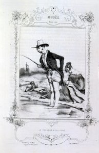 アンリ・ブーテによる「雨」を描いたイラスト 1895年（彫刻 作： Henri Boutet