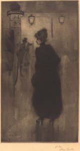 パリの女 (夜の効果) 作： Henri Boutet