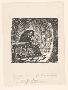 かわいそうなおばあさん (オブジェクトの元のタイトル) 作： Henri Braakensiek (signed by artist)