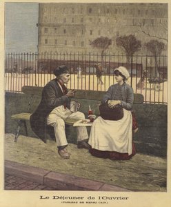 労働者ランチ 作： Henri Cain