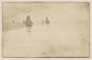 朝霧の船 作： Henri Charles Guérard
