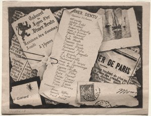 ディナーへの招待 作： Henri Charles Guérard