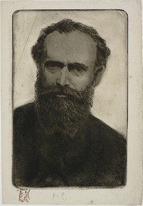 マネの肖像 作： Henri Charles Guérard