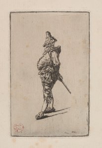 パンチネロ、メソニエにちなんで 作： Henri Charles Guérard