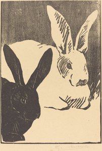 うさぎ 作： Henri Charles Guérard