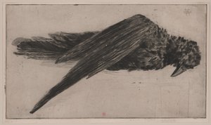 大鴉（Le Grand Corbeau Pendu）、 作： Henri Charles Guérard