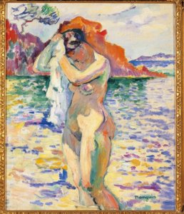 入浴 作： Henri Charles Manguin