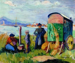 ジプシーキャラバン 作： Henri Charles Manguin