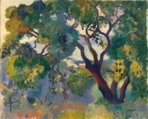 サントロペ付近の風景 作： Henri Charles Manguin
