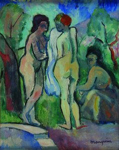 水浴者、1905年。 作： Henri Charles Manguin