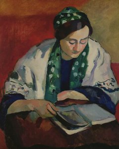 O Leitor do Bonnet Verde 作： Henri Charles Manguin