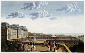 ムードン城（1820年頃） - クルボアジェの「Vues de Paris」にて