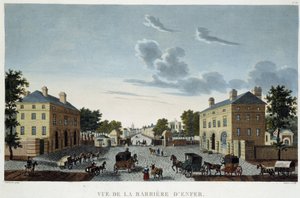 地獄の関門（1820年頃） - クルボアジェの「Vues de Paris」にて