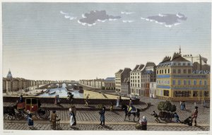 パリ、ノートルダム橋 - Courvoisierの「Vues de Paris」にて 作： Henri Courvoisier Voisin