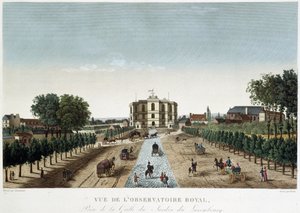 王立天文台の眺め - Courvoisierの「Vues de Paris」にて 作： Henri Courvoisier Voisin