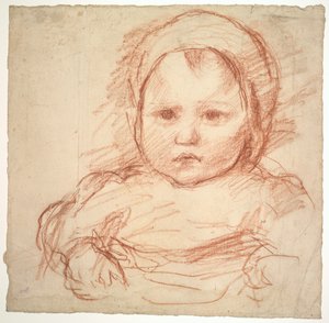幼児の肖像 作： Henri Cros