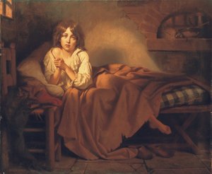 テンプル刑務所のドーフィンルイ17世、1851年 作： Henri Decaisne