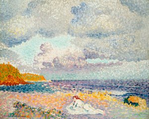 雷雨の前 作： Henri Edmond Cross