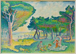 地中海の縁 作： Henri Edmond Cross