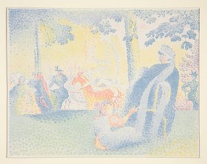シャンゼリゼ 作： Henri Edmond Cross