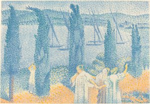 散歩 作： Henri Edmond Cross
