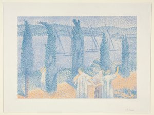散歩 作： Henri Edmond Cross