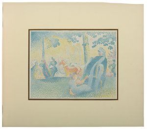 レシャンエリゼ、パン、1898年 作： Henri Edmond Cross