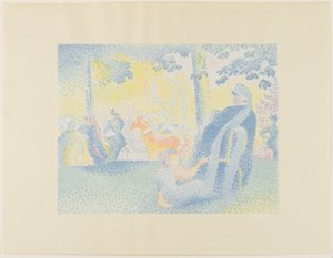シャンゼリゼ 作： Henri Edmond Cross