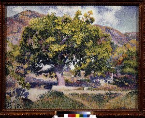 私の家の近く 作： Henri Edmond Cross